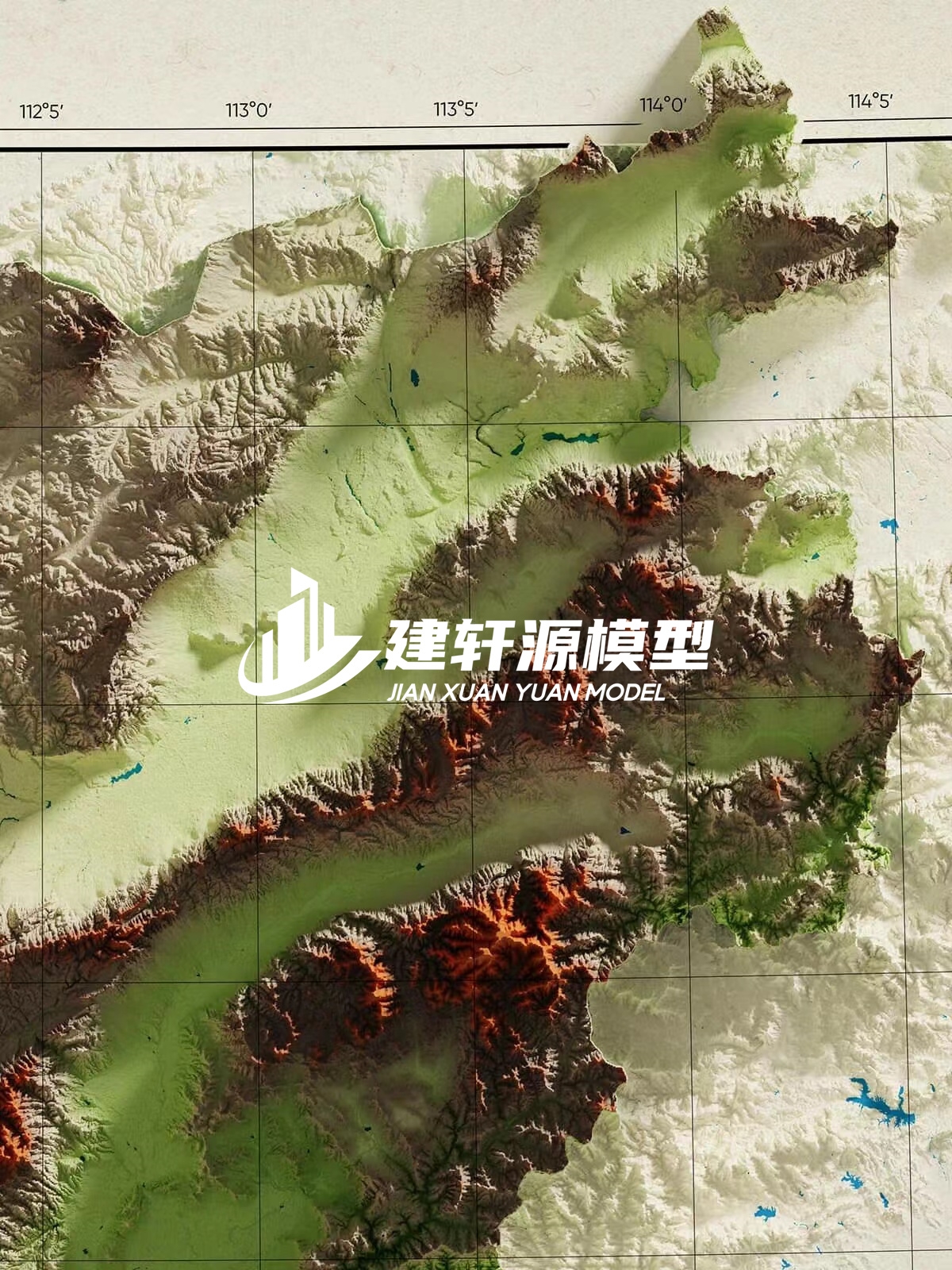 舟山地形模型制作